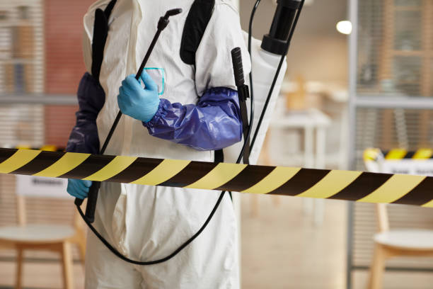 Professional Biohazard Cleanup technician working in Boerne, TX